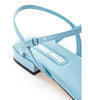 Miu Miu Blue Patent Leather Flip-Flop Sandal