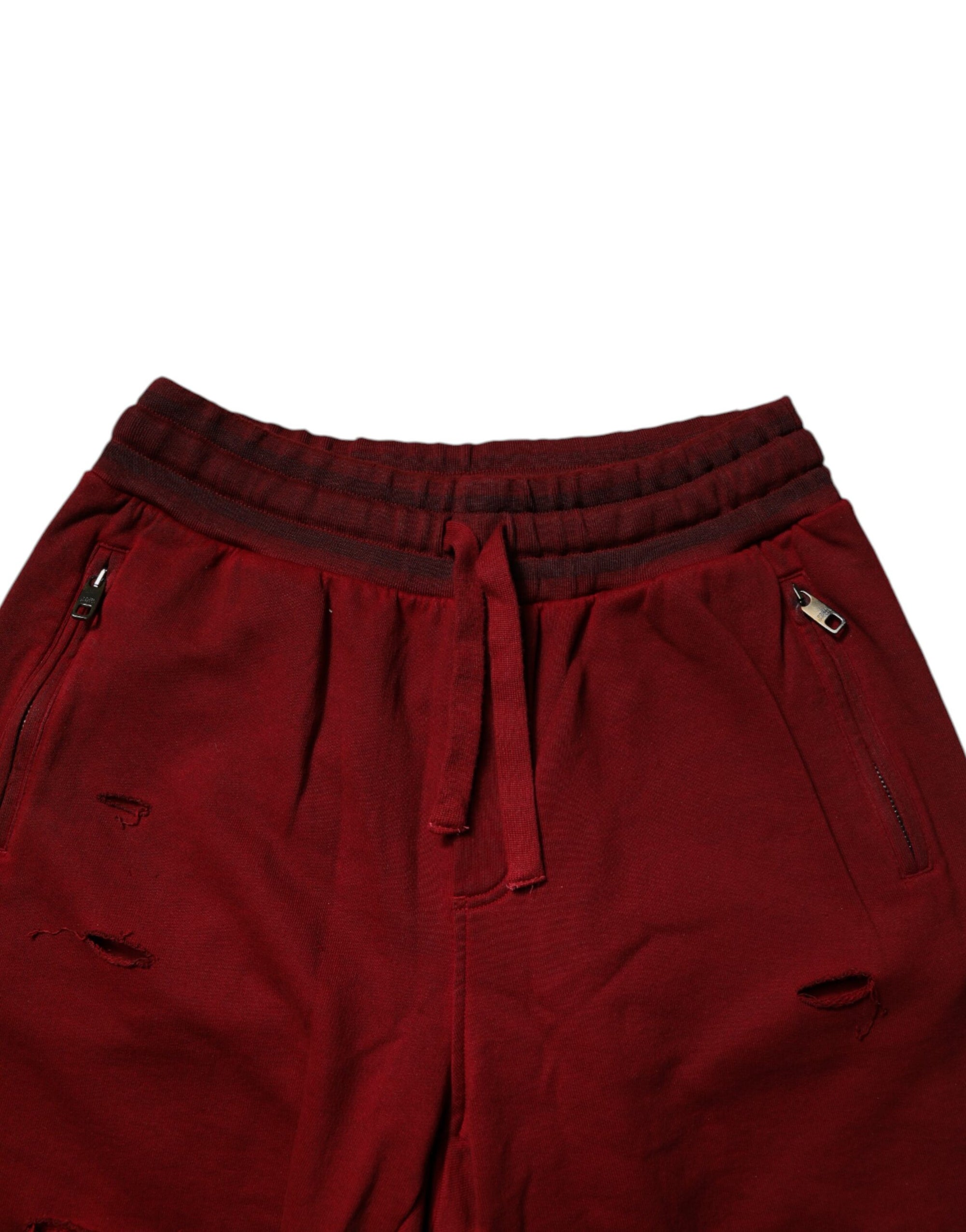 Bermuda en coton bordeaux Dolce &amp; Gabbana pour homme