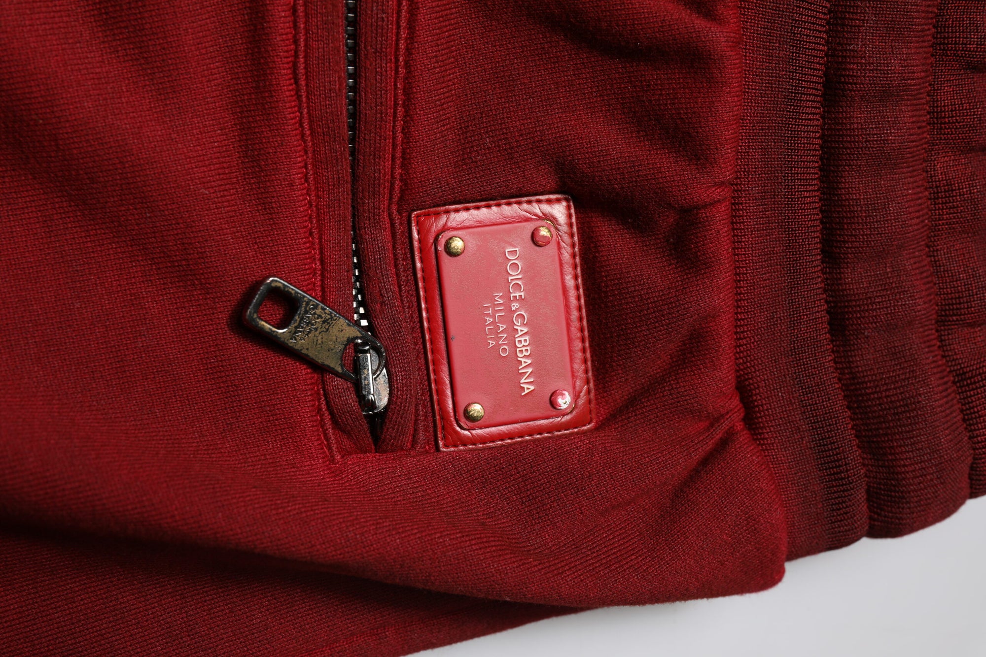 Bermuda en coton bordeaux Dolce &amp; Gabbana pour homme
