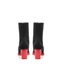 Bottes en néoprène noires Alexander McQueen