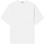 Stone Island White Cotton T-Shirt