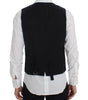 Dolce & Gabbana Gray Striped Formal Vest