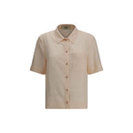 Chemise en soie à motif Fendi FF