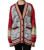 Dolce & Gabbana Multicolor Floral Lace Cardigan Sweater