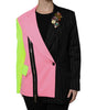 Dolce & Gabbana Multicolor Patchwork Embellished Coat Jacket