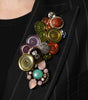 Dolce & Gabbana Multicolor Patchwork Embellished Coat Jacket