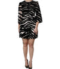 Dolce & Gabbana Black White Zebra A-line Sheath Mini Dress
