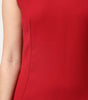 Dolce & Gabbana Red Wool Sleeveless Knee Length A-line Dress