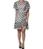 Dolce & Gabbana White Polka Dotted Silk Blend A-line Dress