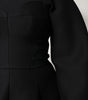 Dolce & Gabbana Black Cotton Long Sleeves A-line Mini Dress
