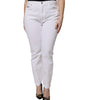 Dolce &amp; Gabbana White Cotton Mid Waist Skinny Denim Jeans