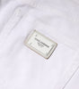 Dolce &amp; Gabbana White Cotton Mid Waist Skinny Denim Jeans