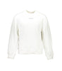 Sweat-shirt unisexe en coton blanc Calvin Klein