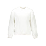 Sweat-shirt unisexe en coton blanc Calvin Klein