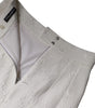 Dolce & Gabbana White High Waist Knee Length Pencil Skirt