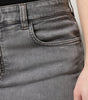 Dolce & Gabbana Gray Cotton Stretch Mid Waist Denim Mini Skirt