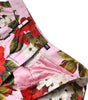 Dolce & Gabbana Pink Floral Print High Waist Hotpants Short