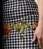 Dolce & Gabbana Multicolor Floral Print High Waist Pencil Cut Skirt