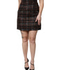 Jupe crayon taille haute en tweed tartan multicolore Dolce &amp; Gabbana