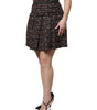 Mini-jupe taille haute en tweed tartan multicolore Dolce &amp; Gabbana