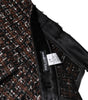 Mini-jupe taille haute en tweed tartan multicolore Dolce &amp; Gabbana