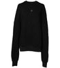 Dolce & Gabbana Black Cotton Crew Neck Sweatshirt Sweater