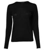 Dolce & Gabbana Black Wool Knit Crew Neck Pullover Sweater