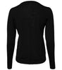 Dolce & Gabbana Black Wool Knit Crew Neck Pullover Sweater