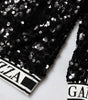 Dolce & Gabbana Black DG Queen Sequin Pullover Sweater