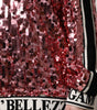 Dolce & Gabbana Pink DG Queen Sequin Pullover Sweater