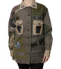 Dolce & Gabbana Military Green Cotton Button Down Jacket