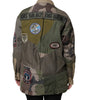 Dolce & Gabbana Military Green Cotton Button Down Jacket