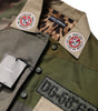 Dolce & Gabbana Military Green Cotton Button Down Jacket