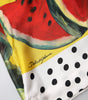 Dolce & Gabbana Multicolor Watermelon Collared Shirt Top