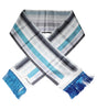 Dolce &amp; Gabbana Multicolor Stripes Silk Fringes Neck Foulard Scarf
