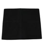 Dolce &amp; Gabbana Black Cashmere DG Logo Square Handkerchief Scarf
