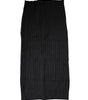 Dolce & Gabbana Black Cashmere Knitted Neck Warmer Foulard Scarf
