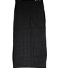 Dolce & Gabbana Black Cashmere Knitted Neck Warmer Foulard Scarf