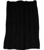 Dolce & Gabbana Black Cashmere Knitted Neck Warmer Foulard Scarf