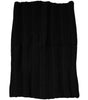 Dolce & Gabbana Black Cashmere Knitted Neck Warmer Foulard Scarf
