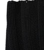 Dolce & Gabbana Black Cashmere Knitted Neck Warmer Foulard Scarf