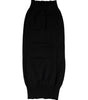 Dolce &amp; Gabbana Black Cashmere Knitted Neck Warmer Foulard Scarf