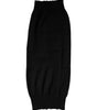 Dolce &amp; Gabbana Black Cashmere Knitted Neck Warmer Foulard Scarf