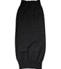 Dolce &amp; Gabbana Black Cashmere Knitted Neck Warmer Foulard Scarf