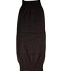 Dolce & Gabbana Brown Cashmere Knitted Neck Warmer Foulard Scarf