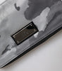 Dolce & Gabbana Black Gray Camouflage Logo Plaque Keyring Pouch Bag