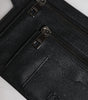 Dolce & Gabbana Black Calfskin Leather Messenger Crossbody Bag