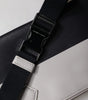 Dolce & Gabbana Black White Leather Logo Embossed Crossbody Bag