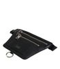 Dolce & Gabbana Black Calfskin Logo Plaque Belt Waist Men Fanny Pack Bag