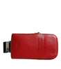Dolce & Gabbana Red Calfskin Logo Purse Phone Belt Waist Bag